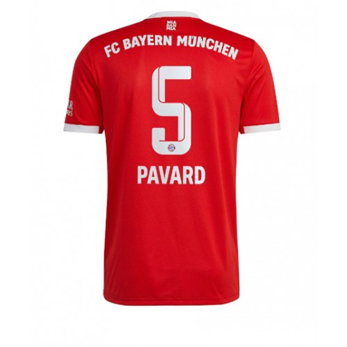 Bayern Munich Benjamin Pavard #5 Hjemmedrakt 2022-23 Kortermet Bayern Munich Benjamin Pavard #5 Hjemmedrakt 2022-23 Kortermet